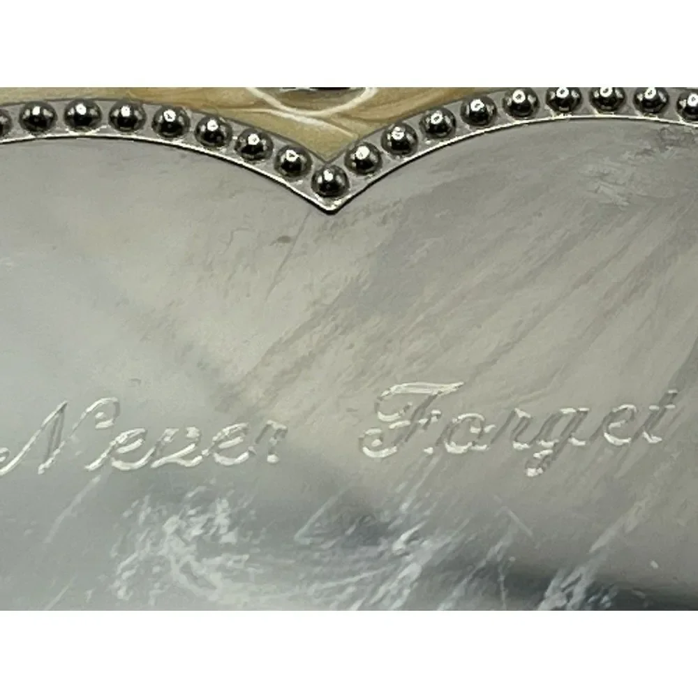 Things Remembered Regal Elegance Heart Keepsake/Jewelry Box w/Swarovski Crystals